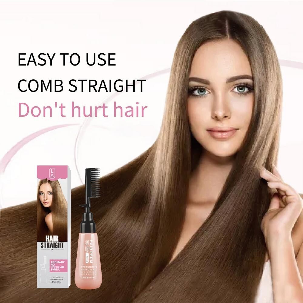 Hair Relaxers Straightening comb No Peculiar Smell Claming Rashness (Home use)
