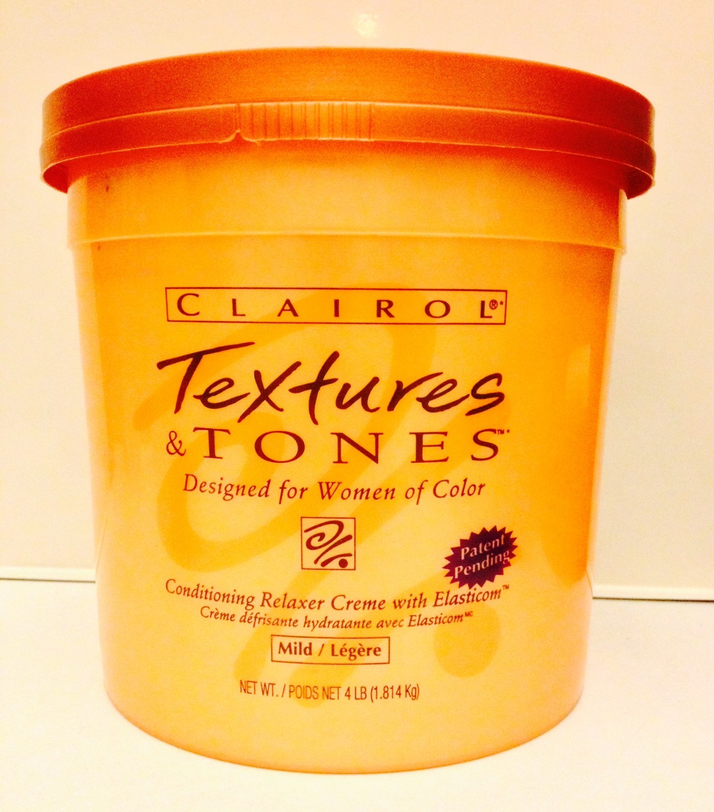 CLAIROL TEXTURE & TONES (MILD) CONDITIONING CREME RELAXER 4LB