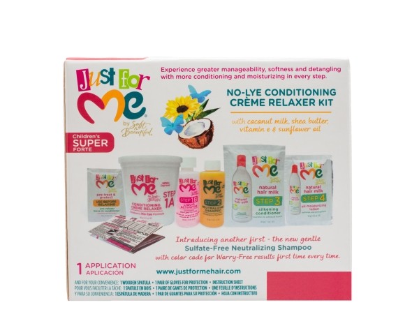 Just for Me Conditioning Creme Relaxer – 1 application – Super