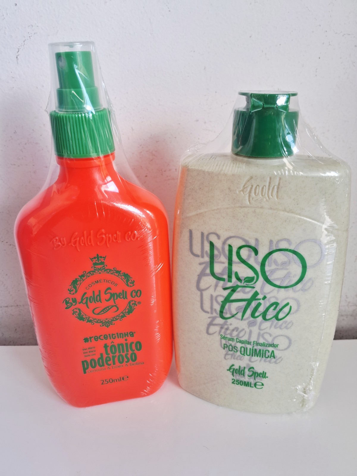 Kit Gold Spell / Sérum Liso Ético 250ml + Tonic Poderoso 250ml