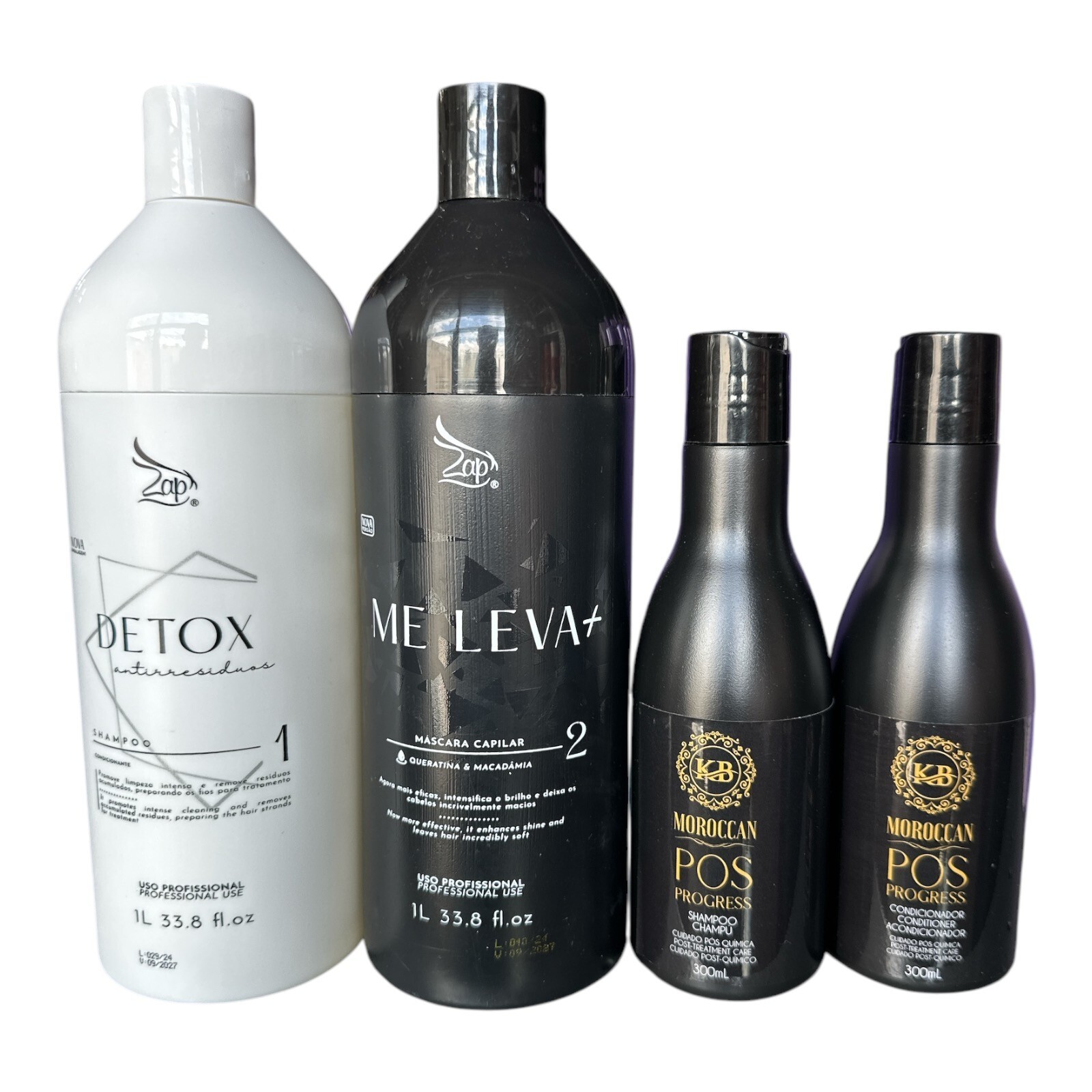 Zap Me Leva Keratin Treatment With KB Moroccan Daly Care Kit.