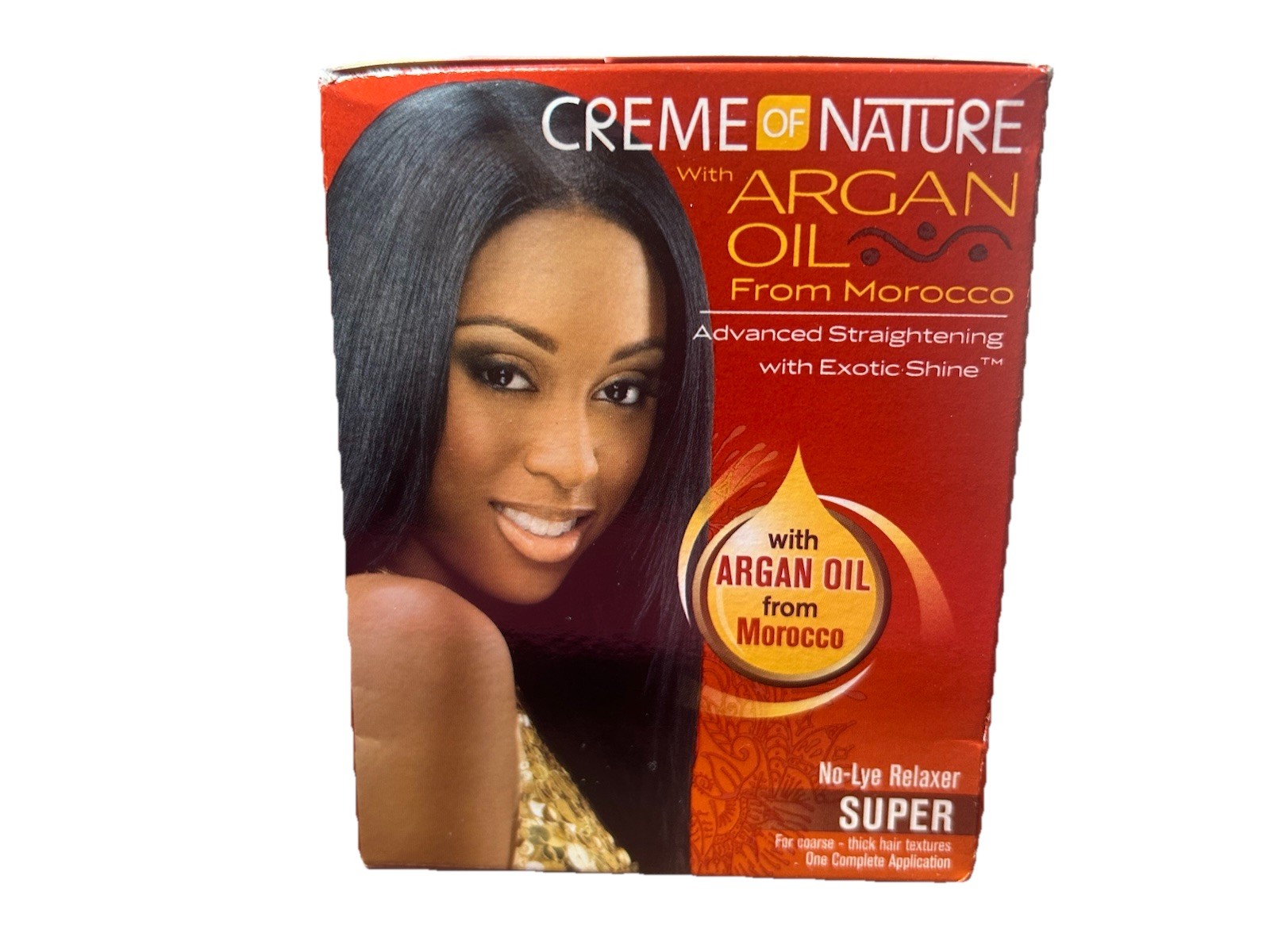 Creme Of Nature With Argan Oil Relaxer- SUPER Advanced Straightening 1 Box New