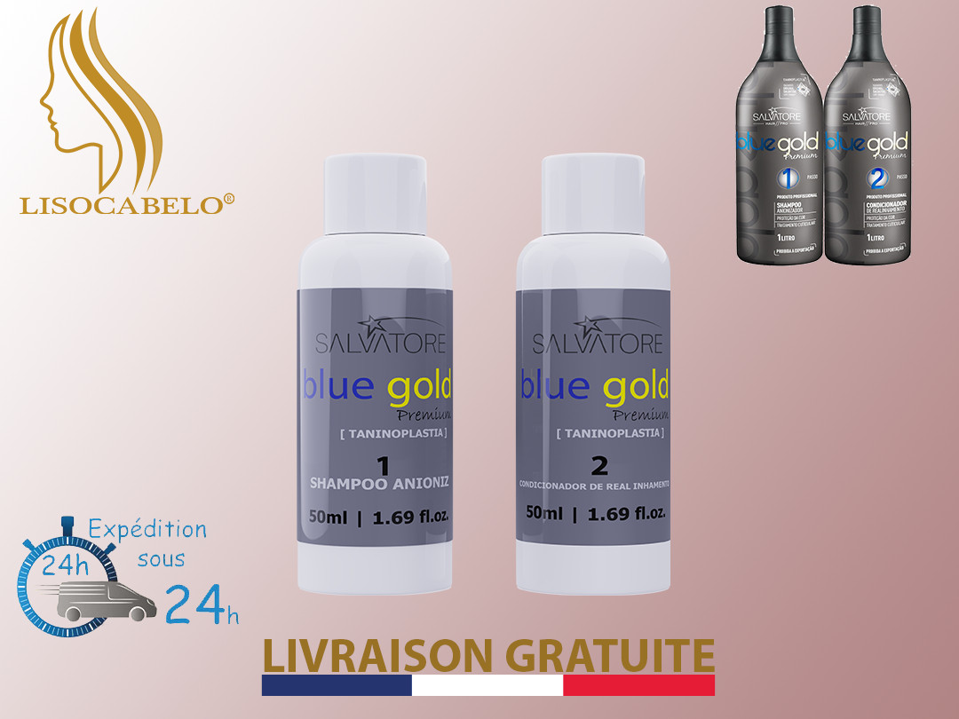 Tannin Smoothing 2x50ml (Tanninoplasty) BlueGold Premium+1 Protective Mask