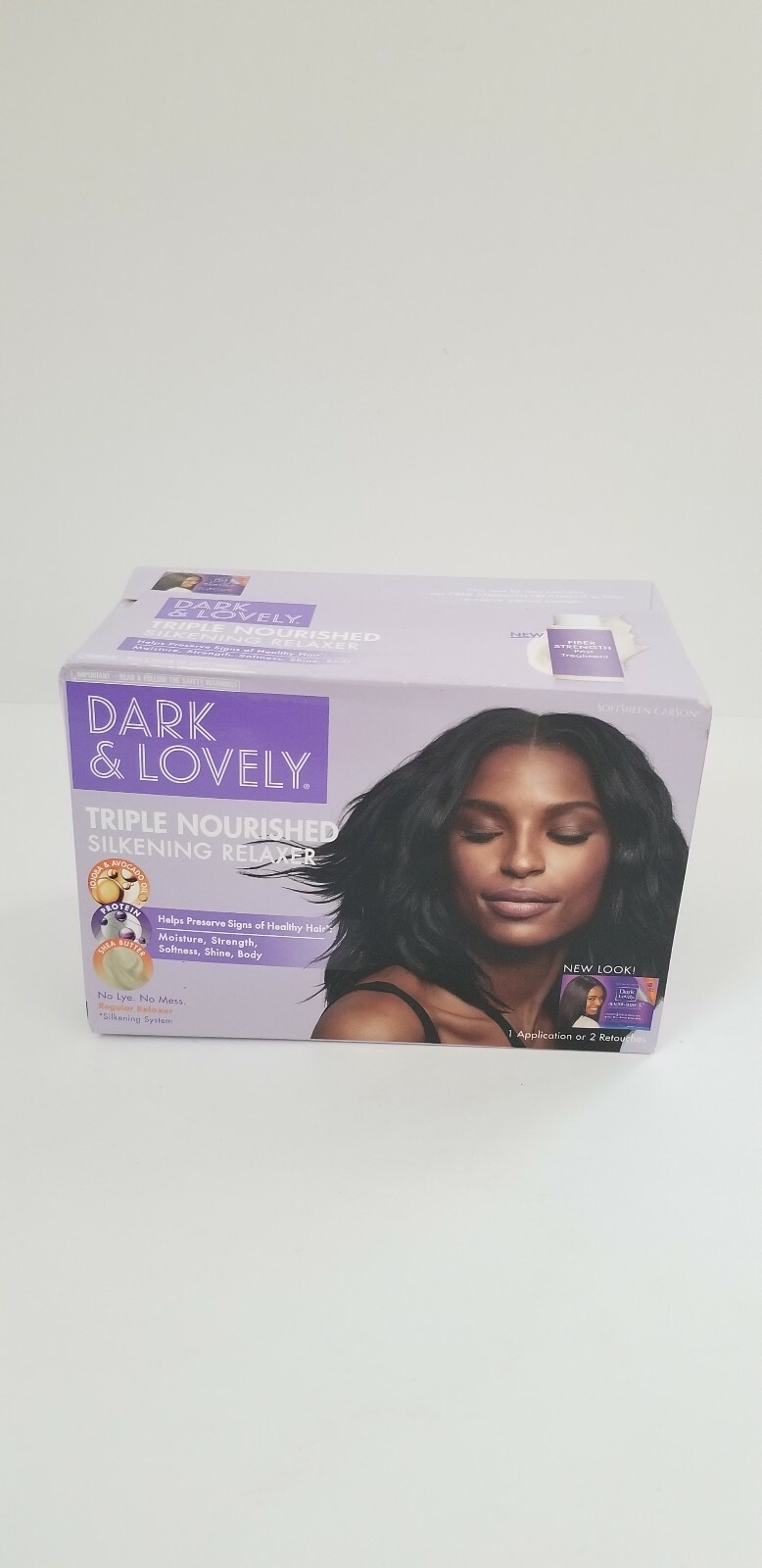 NEW LOOK Dark & Lovely Triple Nourished Silkening Relaxer Kit NIB