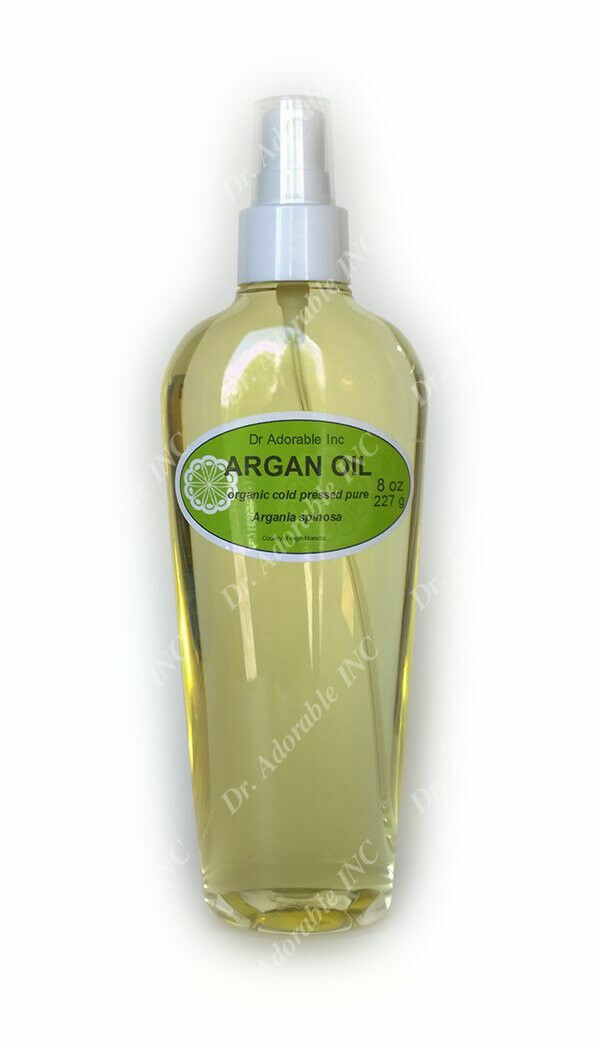 100 % Pure Organic Argan Oil for Skin Hair Face & Nails Comes with a Sprayer !