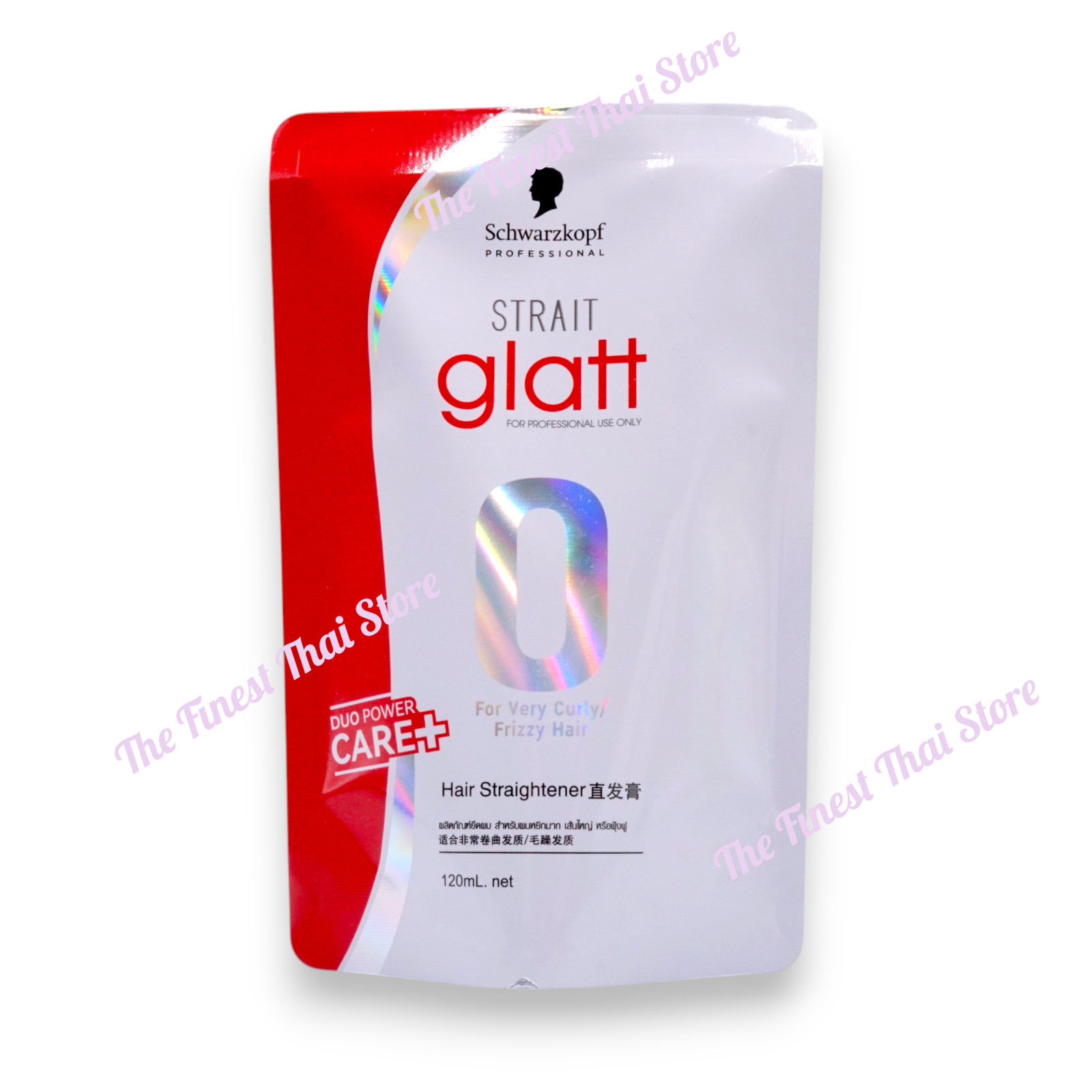 Schwarzkopf Strait Glatt No 0 Hair Straightener Rebonding Cream 120ml set
