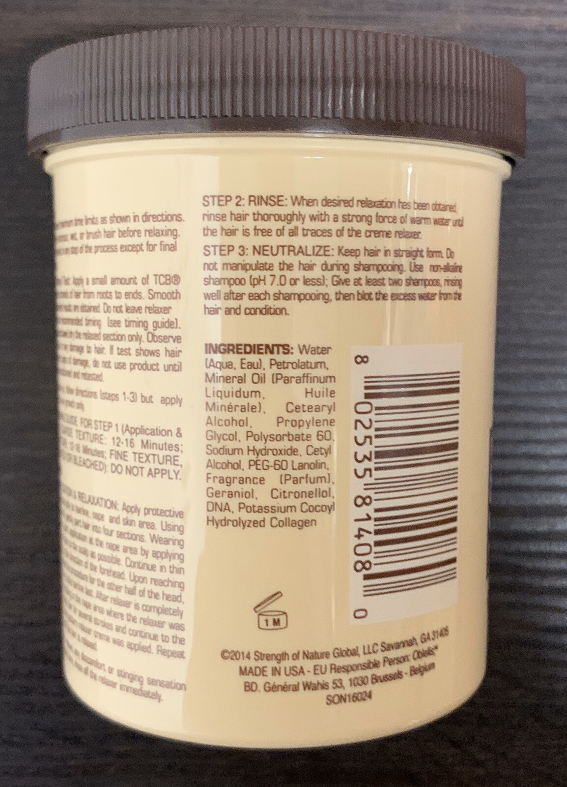 3} TCB Hair Relazer With Protein Regular / Cheveux Normaux Professional Formula