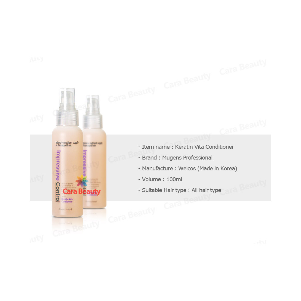4 Pack MUGENS Professional Keratin Vita Conditioner 100ml / Leave-In Hair Spray