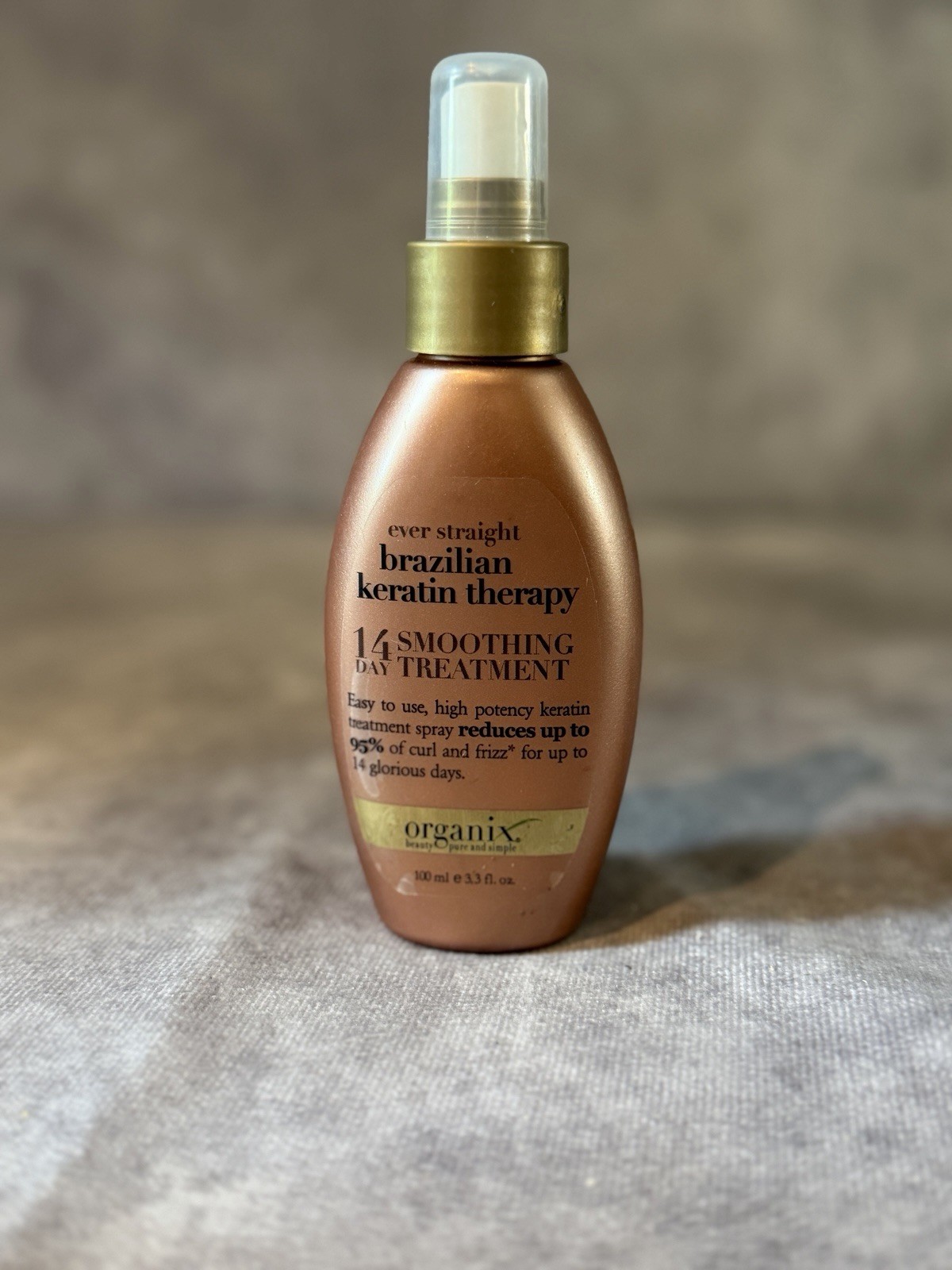 Discont. OGX Express Ever Straight Brazilian Keratin Therapy Smoothing Treatment