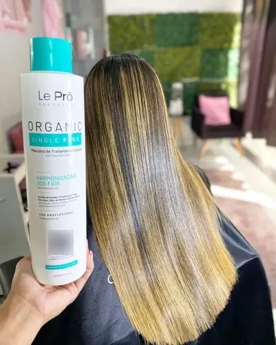 Le Pro Organic Single Pass Progressive Brush 1L/33,8 Oz – Máscara de tratamento