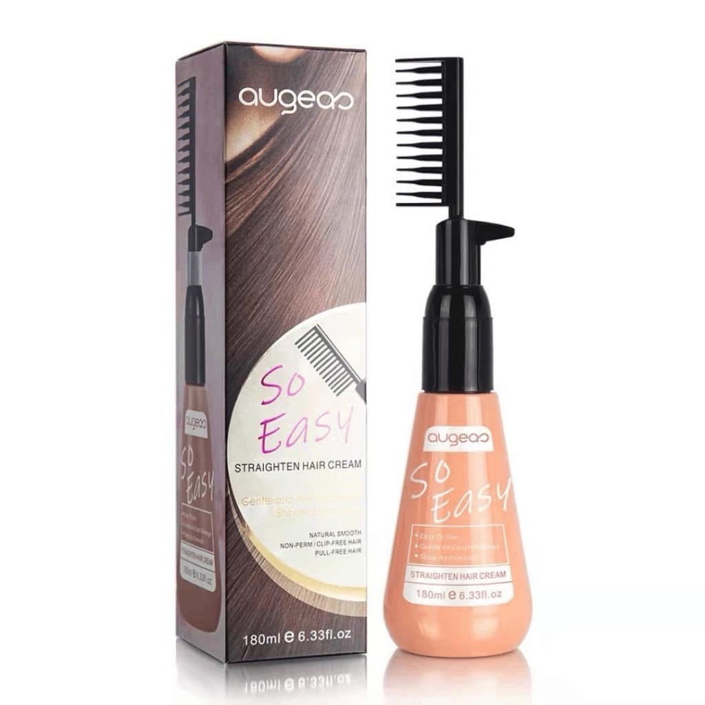 Augeao So Easy Hair Cream Straightening Cream, Easy To Use, Shine & Smooth
