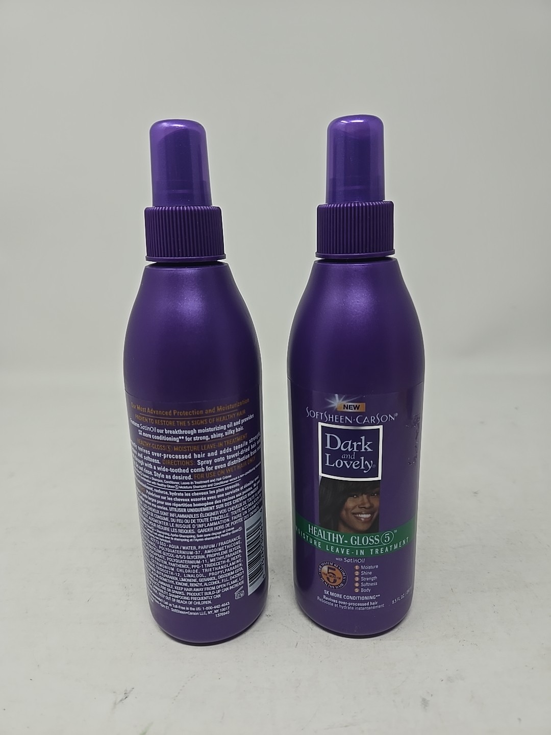 2 – SoftSheen-Carson Dark Lovely Healthy-Gloss Moisture Leave In Treatment 8.5oz