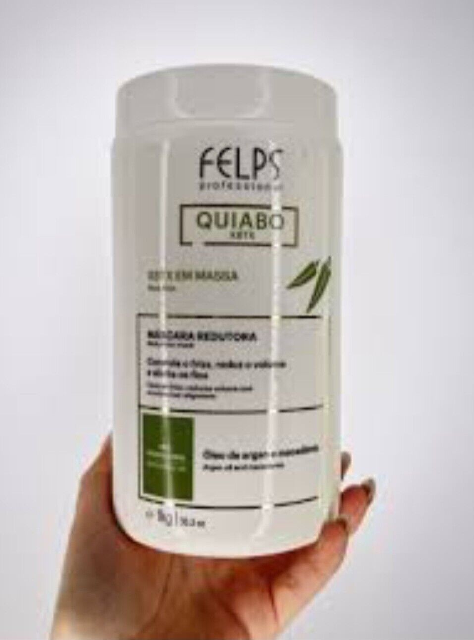Felps Professional Xbtx Okra/Mask Volume Reducing with Argan Oil 1 kg/35.3 oz