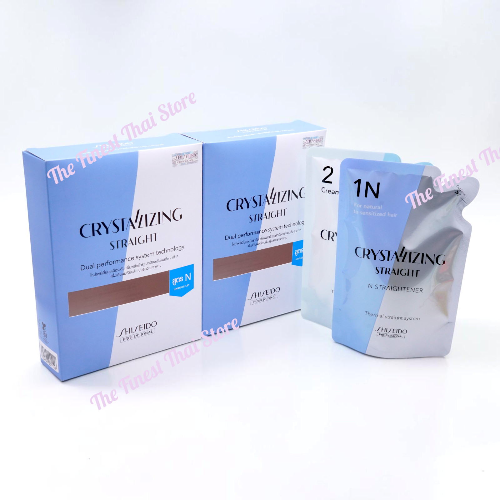 Hair Straightener Kit Crystallizing Straight N – 125g Set