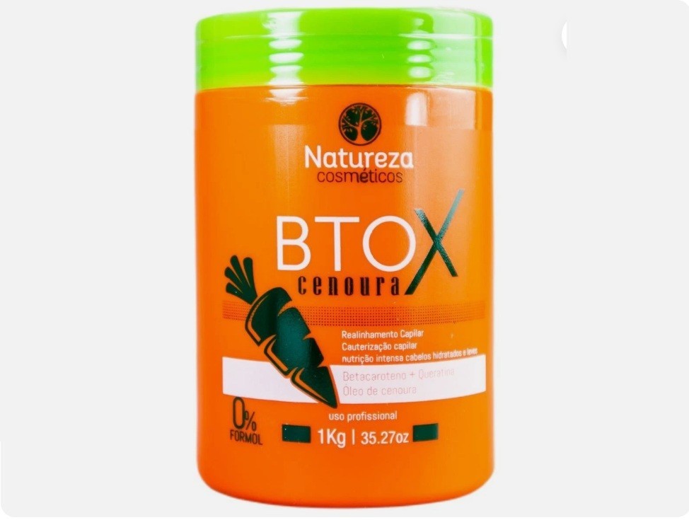 Keratin Treatment Orange Carrot Deep Hair Mask Beta-Carotene 1kg – Natureza