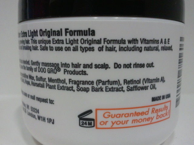 [DOO GRO] MEDICATED HAIR VITALIZER EXTRA LIGHT ORIGINAL FORMULA 4OZ