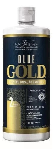 Salvatore Blue Gold System Tannin Hair Restructuring Treatment Kit 2x1L