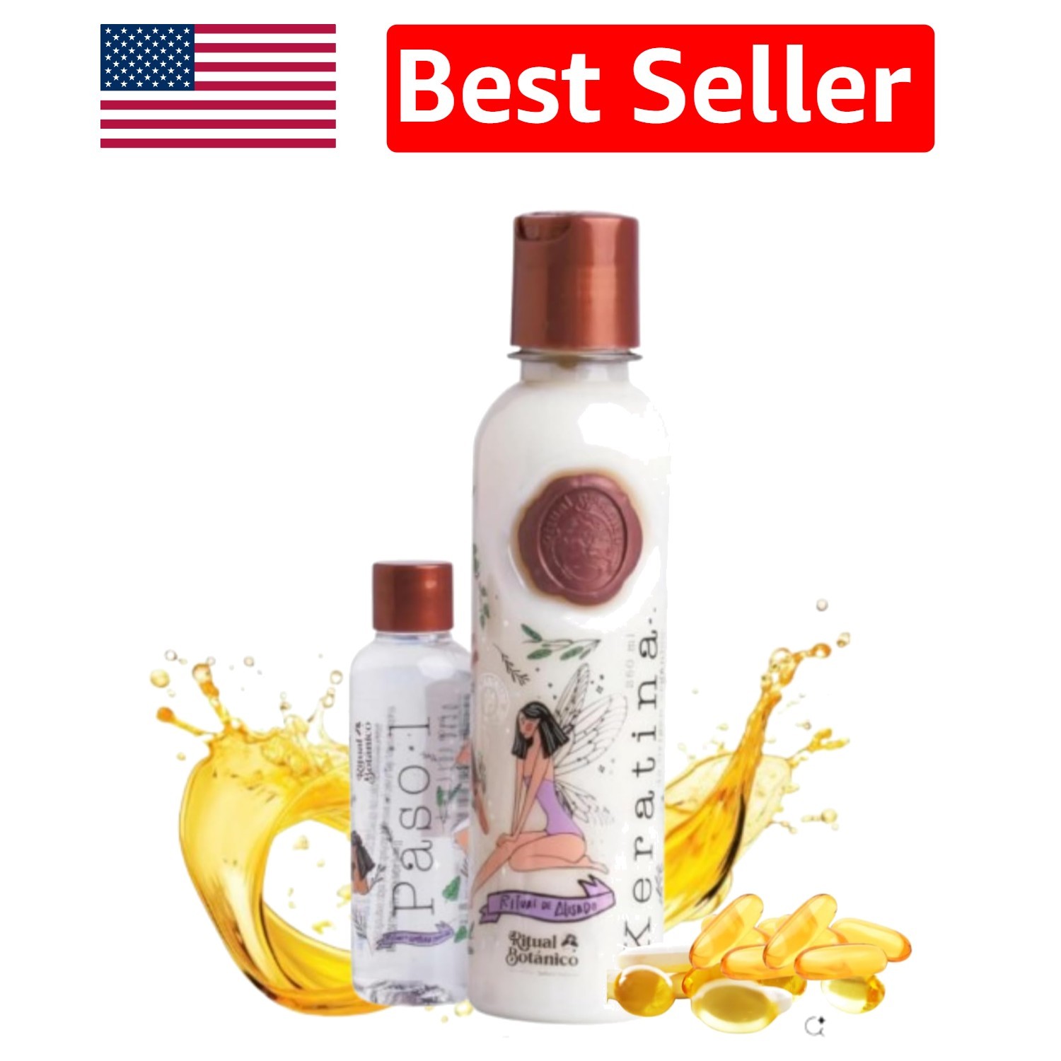250mL Organic Keratin with 12 Natural Oils – Botox Effect Without Formaldehyde