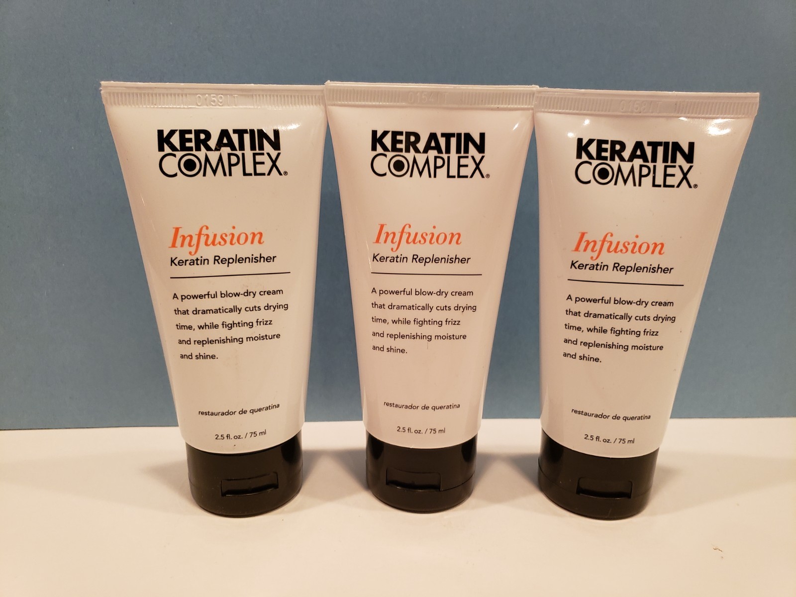 Keratin Complex ~ Lot of 3 ~ Infusion Keratin Replenisher ~ 2.5 @ 3 ~ NEW