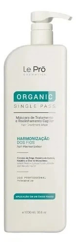 Le Pro Organic Single Pass Progressive Brush 1L/33,8 Oz – Máscara de tratamento