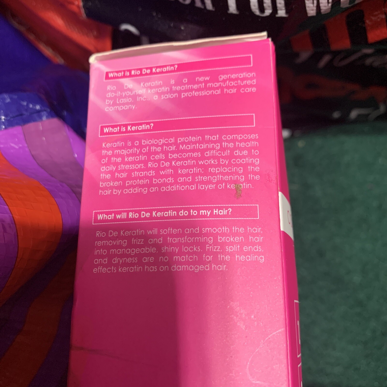 Lasio – Rio De Keratin- Cocolada Keratin Hair Treatment Kit – 1 Application