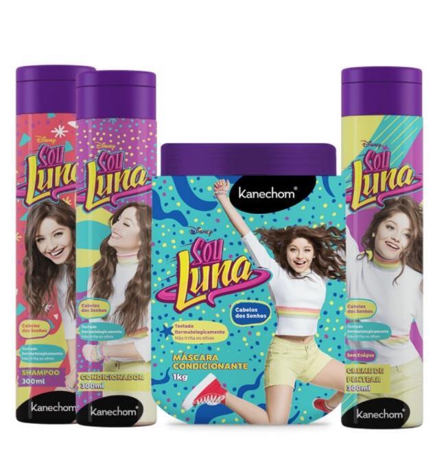 Sou Luna Dream Hair Softness Hydrated Shine Anti Frizz Kit 4 Prod. – Kanechom