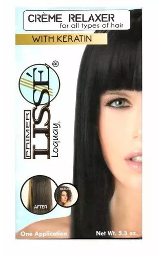 2 PACK: LOQUAY PRIMER LISSE CREAM HAIR RELAXER W/KERATIN / Crema alaciante con q