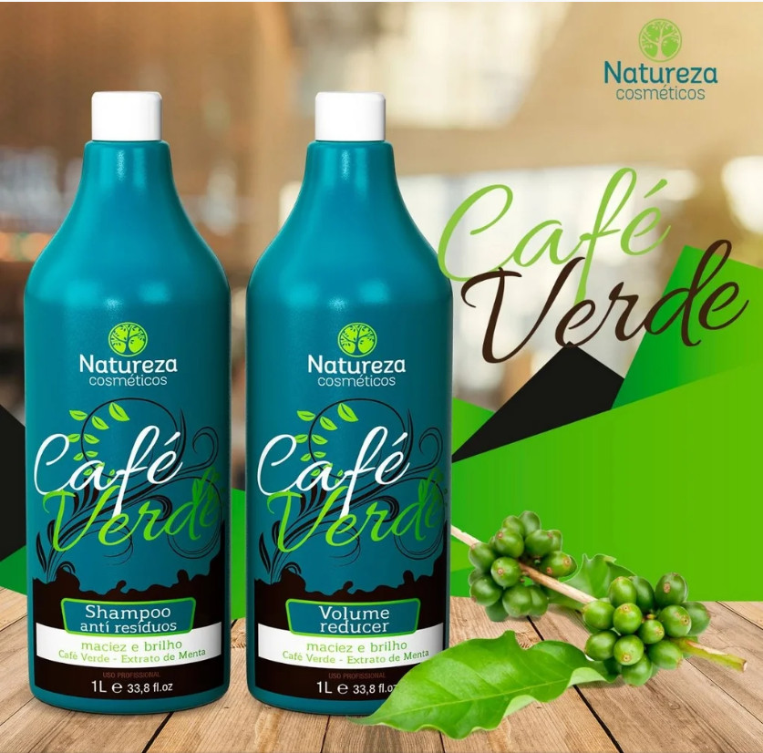 Progressive Coffee Green Nature Cosmetics Organic keratin 2 x 1 liter