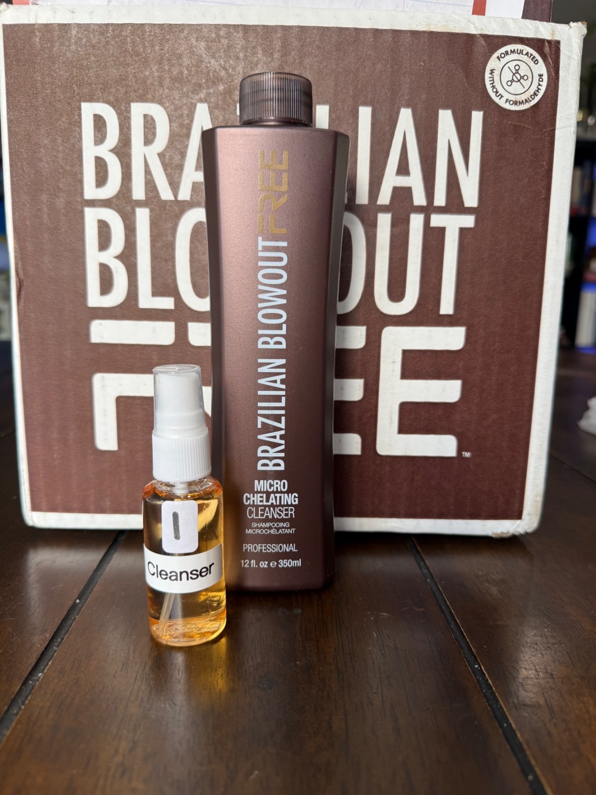 Brazilian Blowout Free kit. All 5 products in five, 1oz bottles. Smooth Hair.