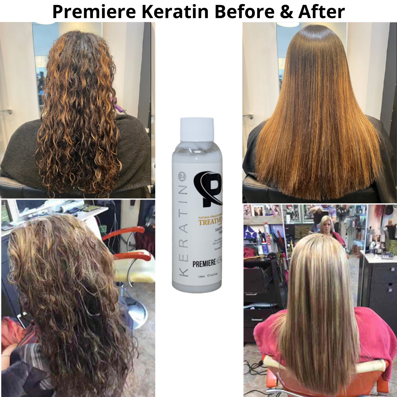 Professional Brazilian Keratin Hair Smoothing Treatment Long Lasting – 120ml