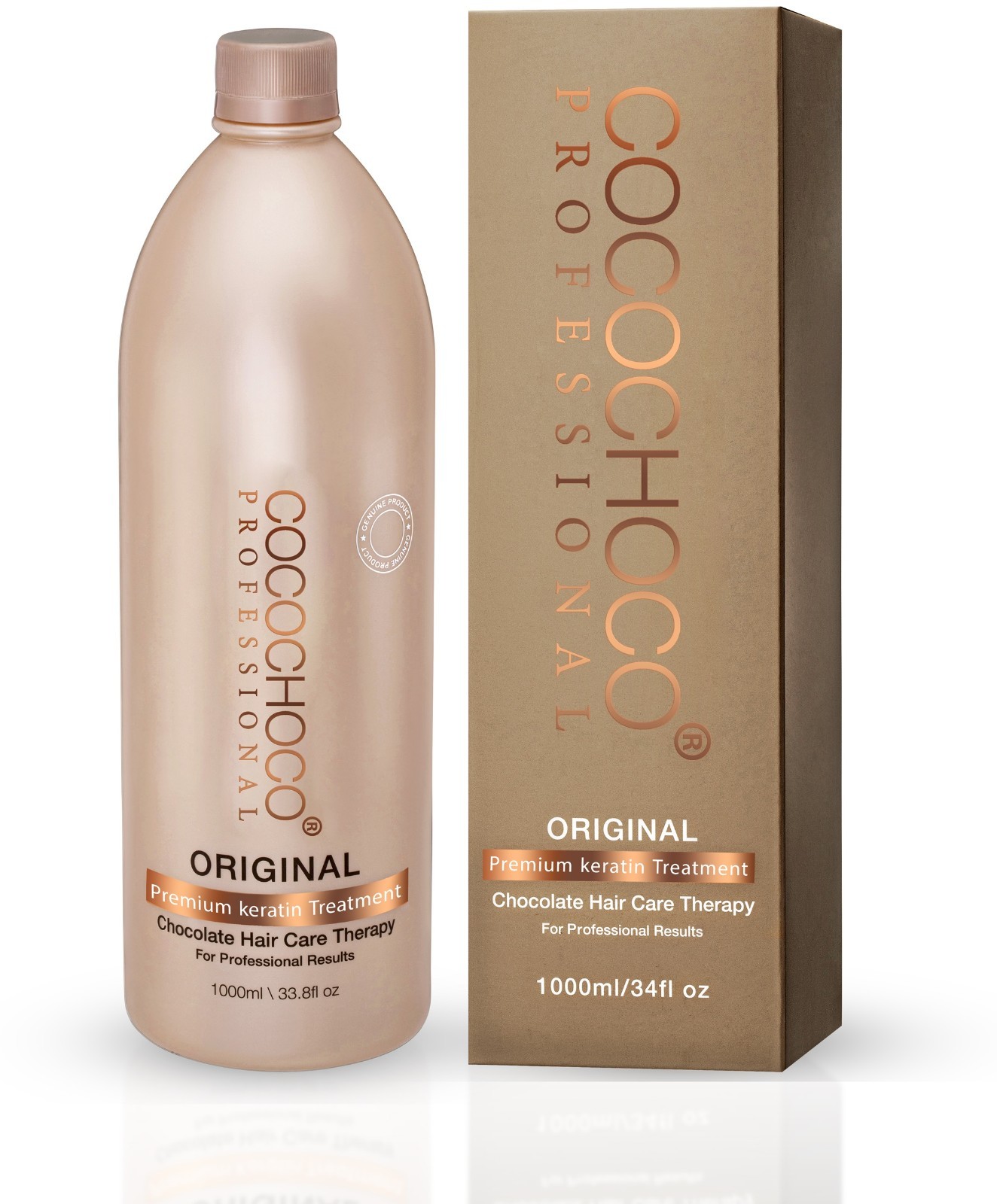 ❤❤ COCOCHOCO Pro GOLD + ORIGINAL Brazil Keratin Straight Hair Treatment 2x1000ml