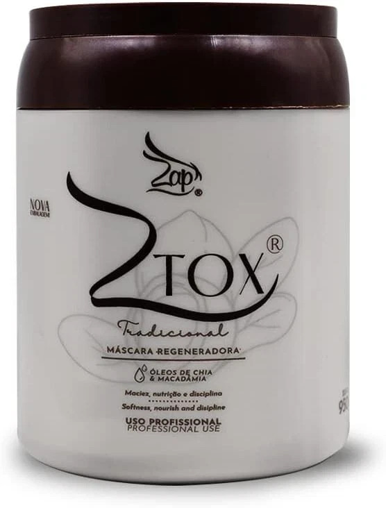 Zap Cosmetics Ztox Hair B-tox Macadamia Oil and Chia Mask 950g/Anti-Frizz