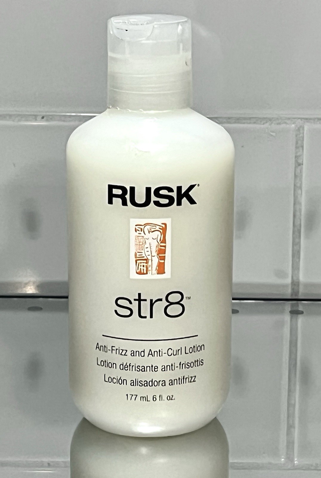 RUSK STR8 Anti Frizz and Anti Curl Lotion 6 oz