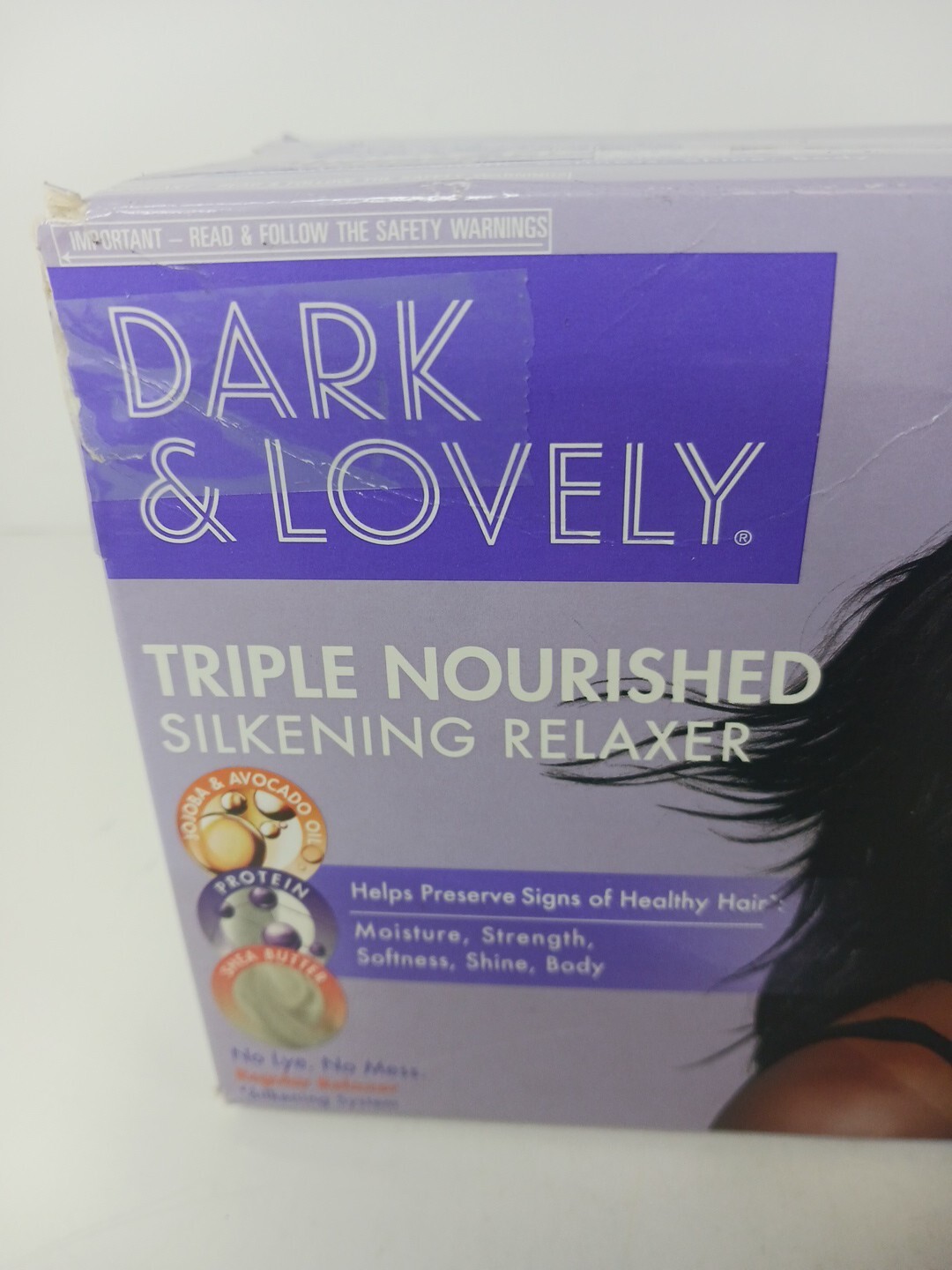DARK & LOVELY Regular Triple Nourished Silkening Relaxer Preserves Healthy Hair