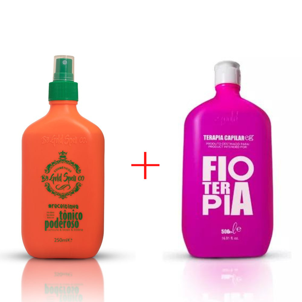 Gold Spell Fioterapia Progressiva 500mL + Tonico Poderoso 250 mL