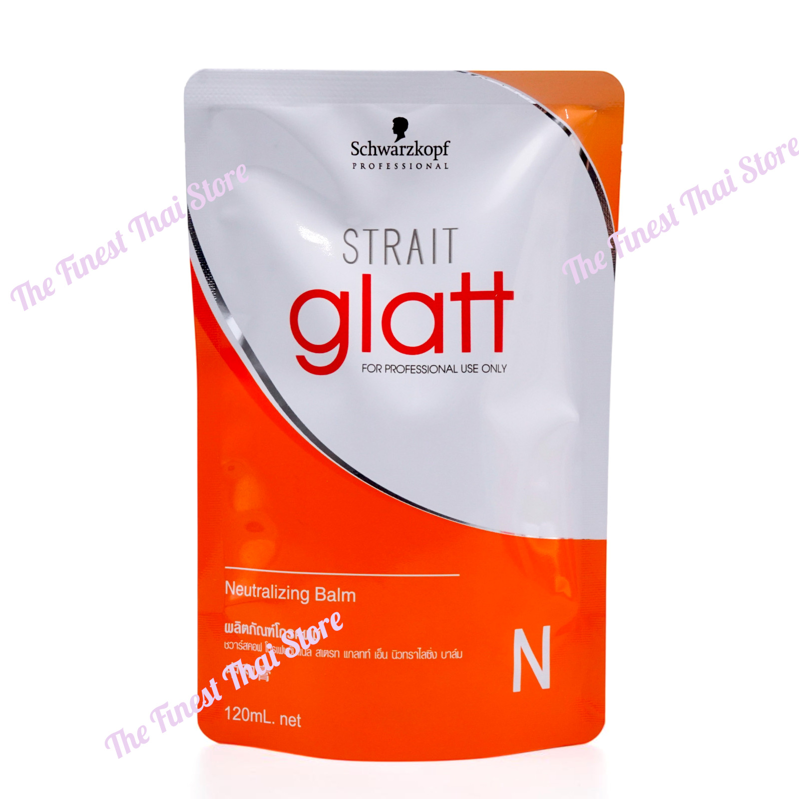 Schwarzkopf Strait Glatt No 2 Hair Straightener Rebonding Cream 120ml set