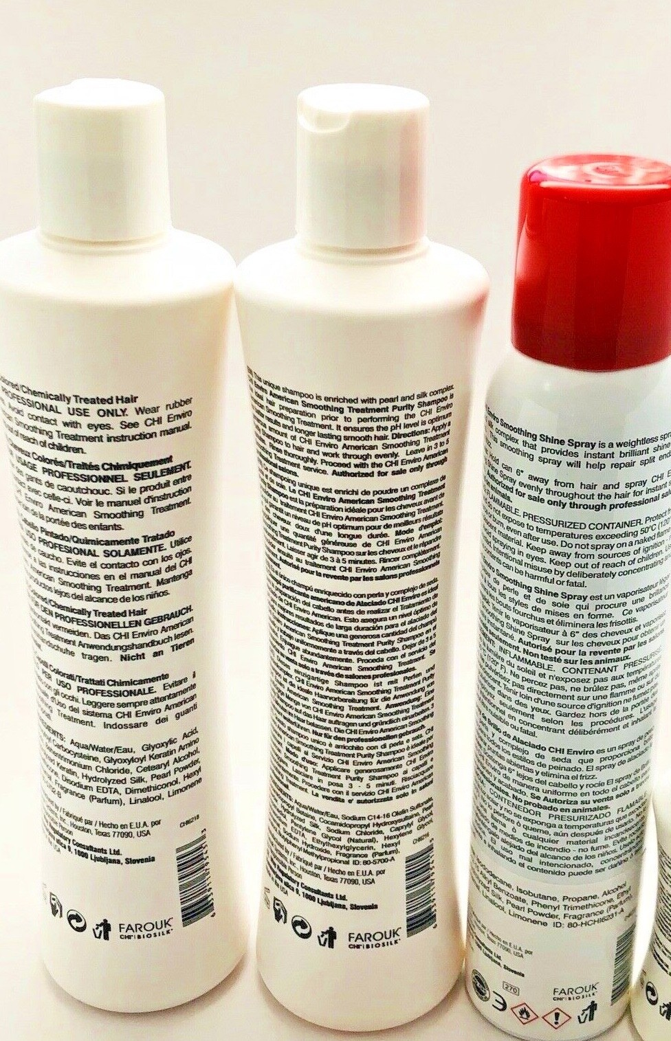 CHI enviro Smoothing treatment kit virgin hair similar like Brazilian blowout