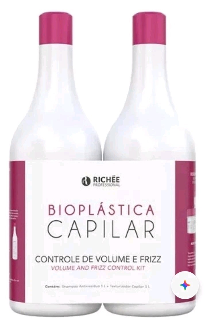 Richee Professional Bioplastica Keratin Treatment U.S. Shipper Kit 2x1L New
