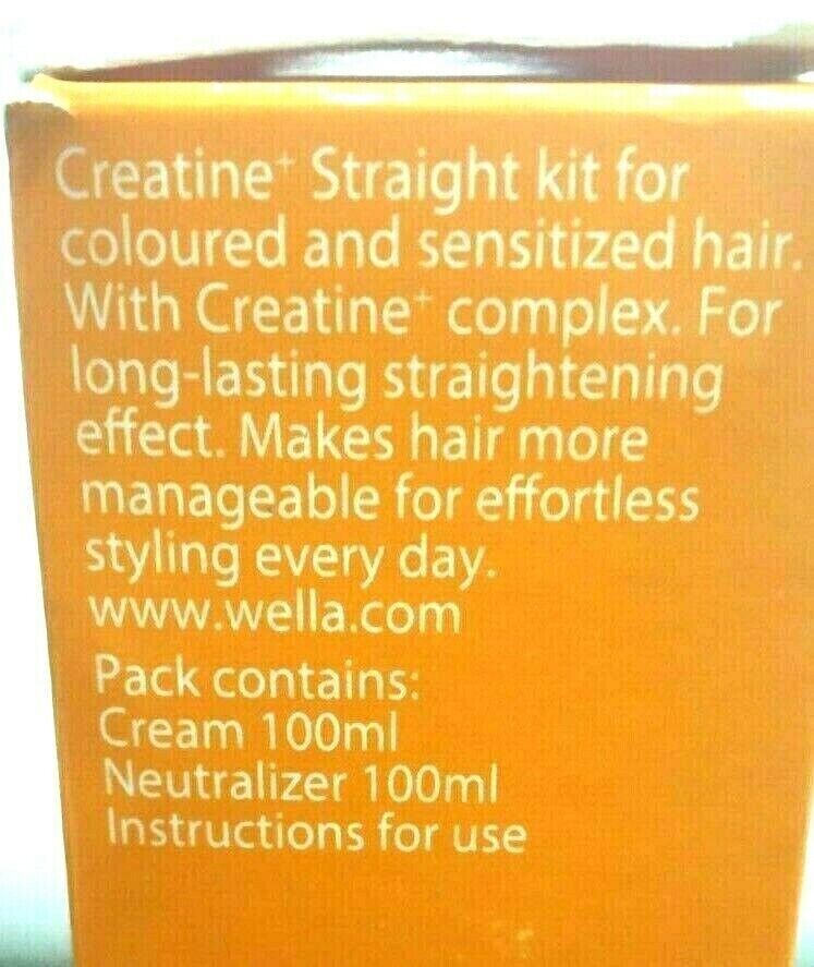 WELLA STRAIGHT (C) Permanent Straight System Hair Straightening Cream 100+100ml