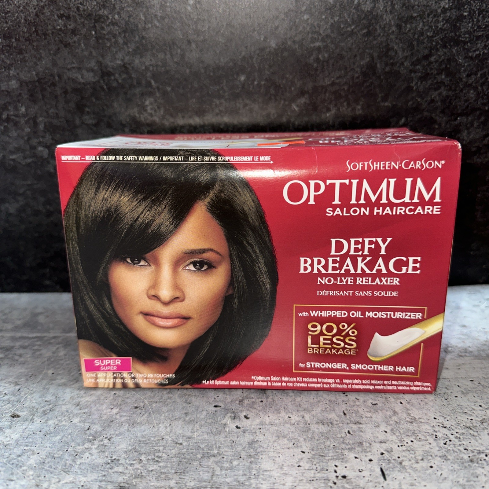 Softsheen Carson Optimum Defy Breakage No-Lye Relaxer, SUPER