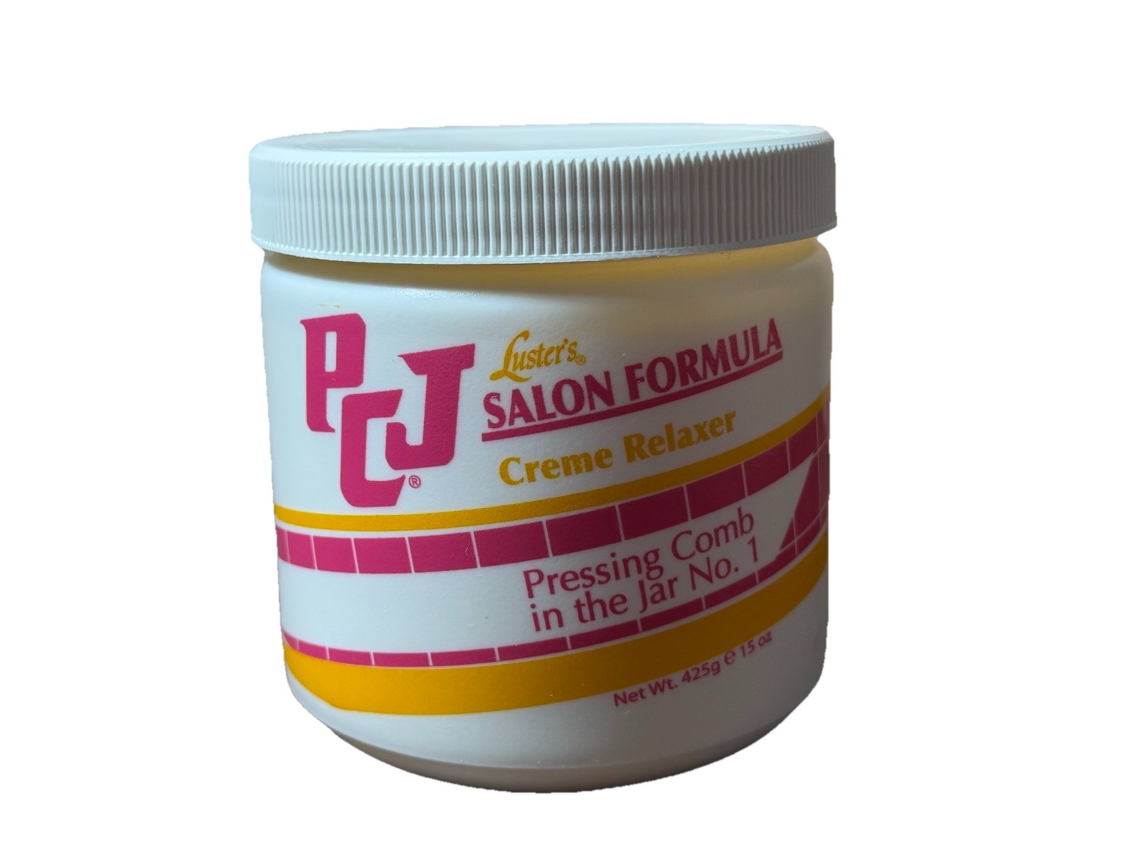 Lusters PCJ Creme Relaxer Pressing Comb in the Jar No.1 – 15oz
