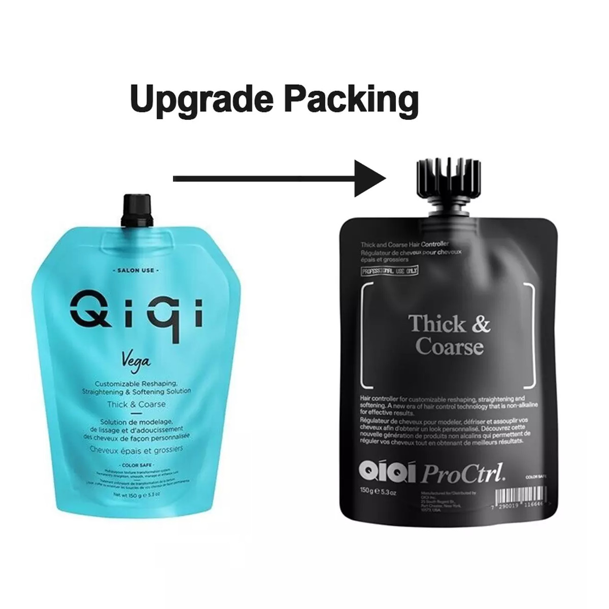 Qiqi Vega Permanent Hair Straightening Thin Damaged — 150g best one