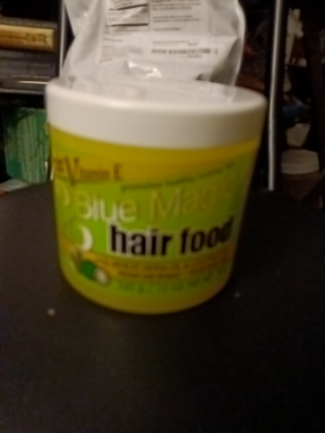 Blue Magic Hair Food With Wheat Germ Oil & Coconut Oil, 12 Ounces