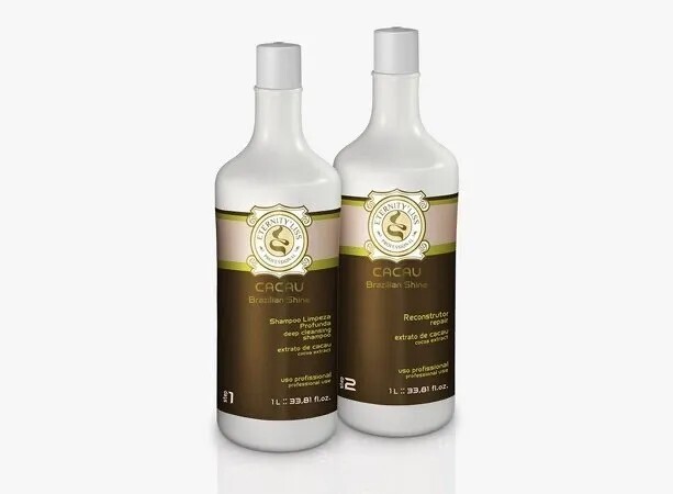 ETERNITY LISS – BRAZILIAN SHINE HAIR TREATMENT KIT COCOA KERATIN 2X1L/34 Oz
