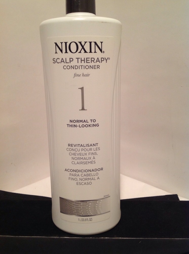Nioxin Scalp Therapy System 1 LITER / 33.8 oz – For Thinning Hair – UNISEX