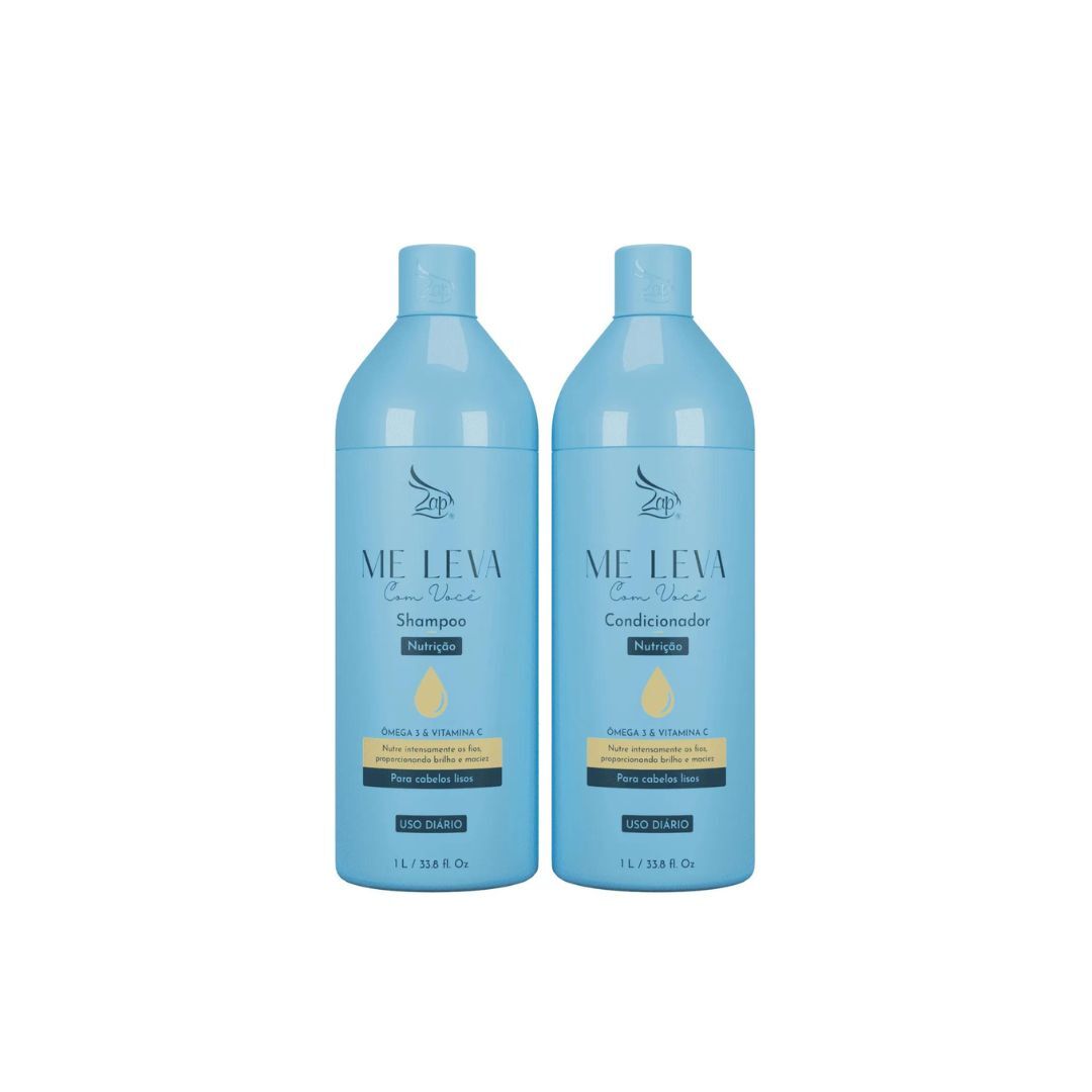 Zap Cosmetics Me Leva Com Voce Nourishing Hair Treatment Omega 3 Vitamin C Kit