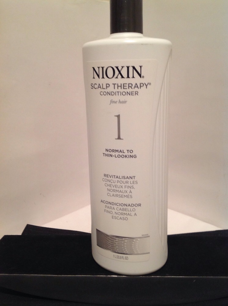 Nioxin Scalp Therapy System 1 LITER / 33.8 oz – For Thinning Hair – UNISEX
