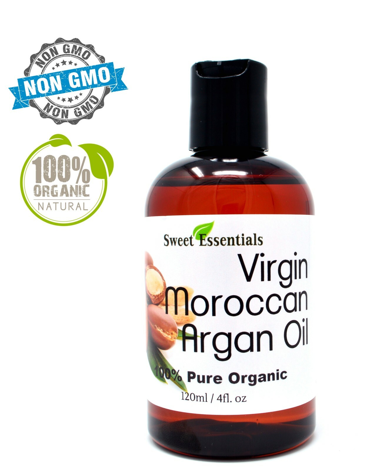 Organic Unrefined Moroccan Argan Oil | 4oz | Imported From Morocco | 100% Pure