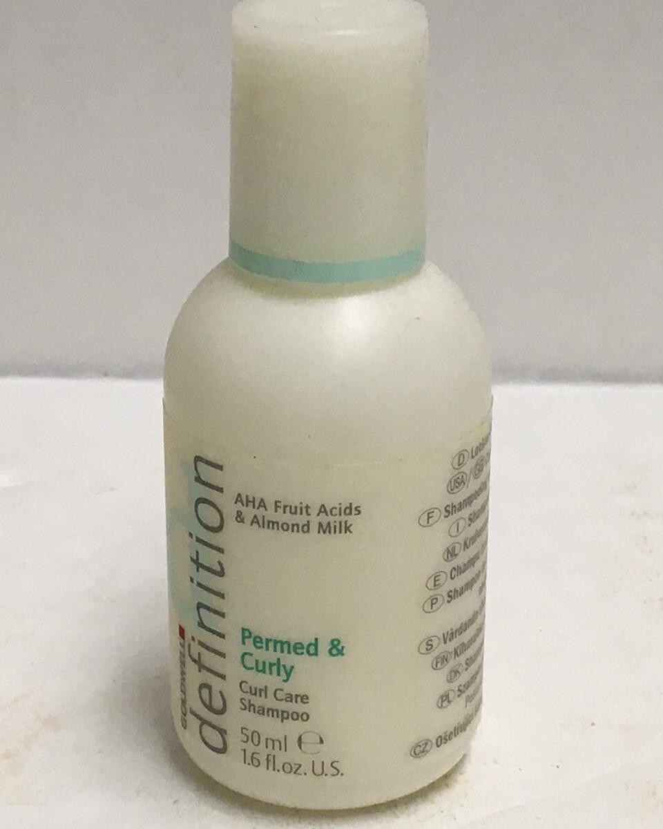 LOT OF 4 Goldwell Permed & Curly Curl care Hair Shampoos 1.6 oz.