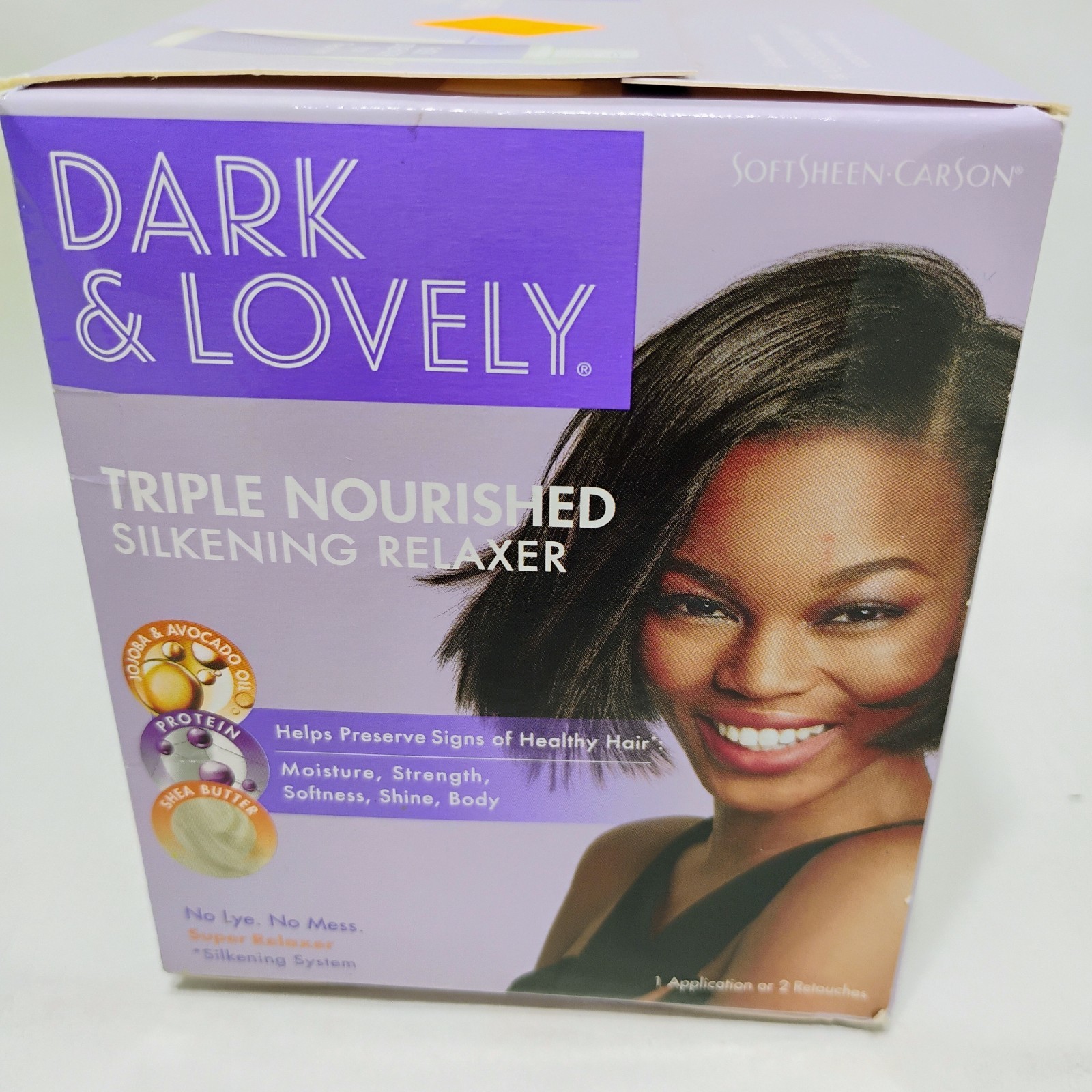 Lot Of 2 Dark & Lovely Triple Nourished Silkening Hair Relaxer New In Box